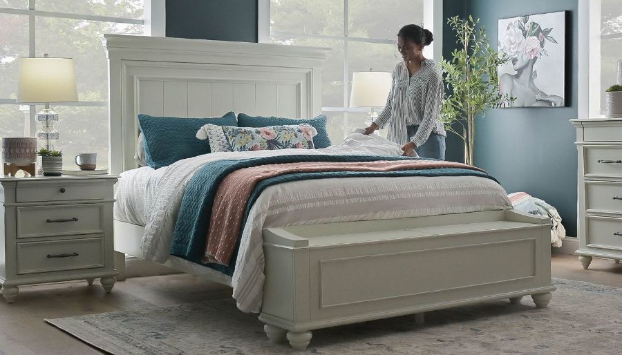 Picture of Oyster Bay King Storage Bed, Dresser & Mirror