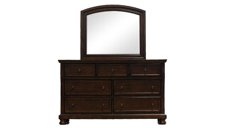 Picture of Oregon King Storage Bed, Dresser, Mirror, Nightstand & Chest