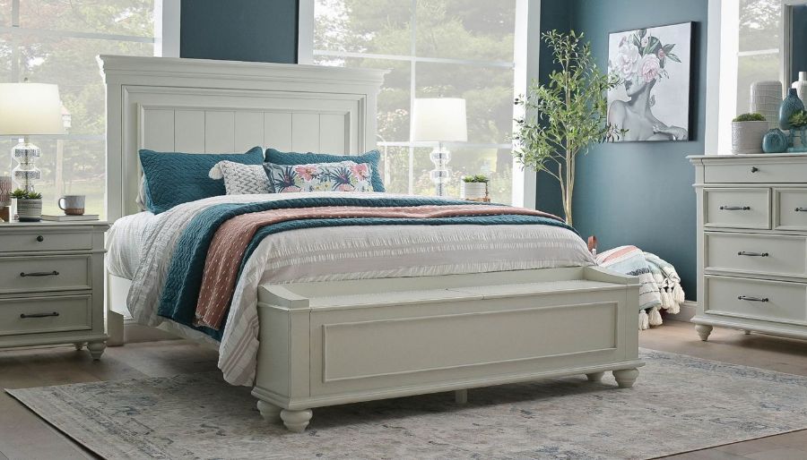 Picture of Oyster Bay King Storage Bed, Dresser, Mirror & 2 Nightstands