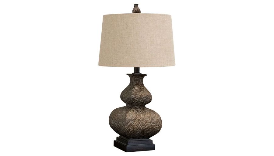 Imagen de Hammered Bronze 2 lámpara de mesa set