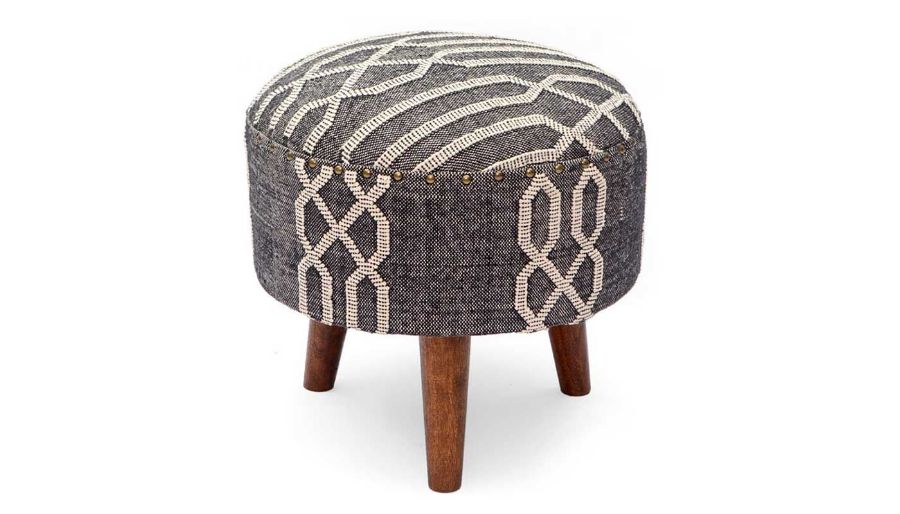 Picture of Maya Stool Blk Wht