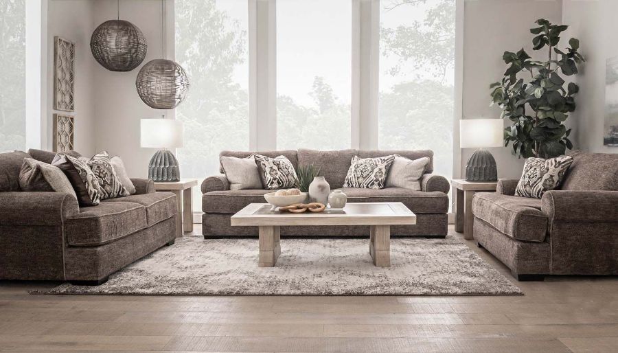 Picture of Mustang Tan Sofa, Loveseat & Chair