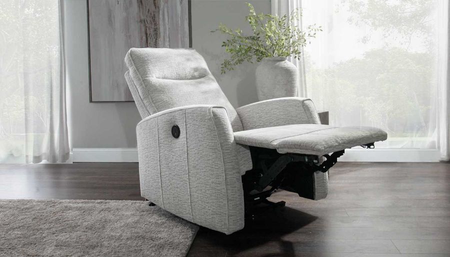 Picture of Ellie II White Power Recliner