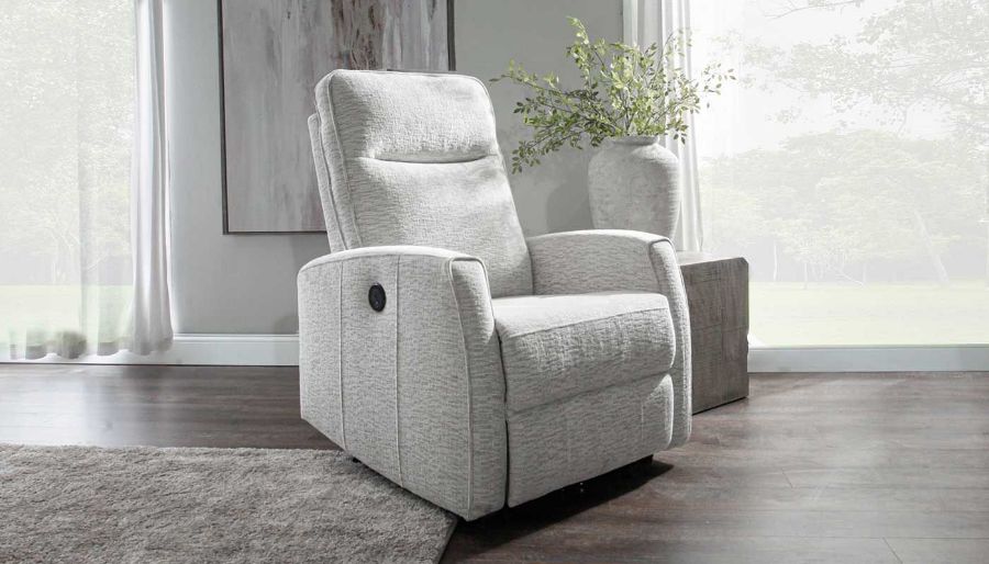 Picture of Ellie II White Power Recliner