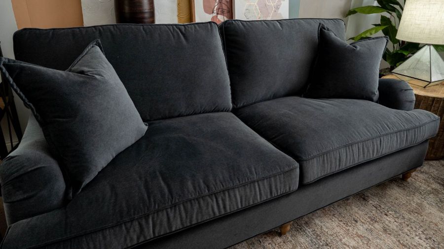 Picture of Charles Grey Sofa, Chair & Ottoman