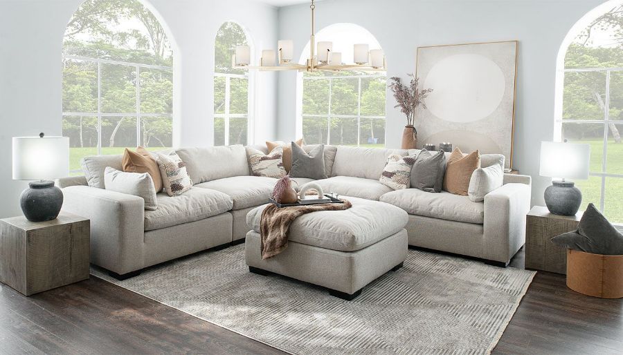 Picture of City Limits Fabric 5PC Sectional