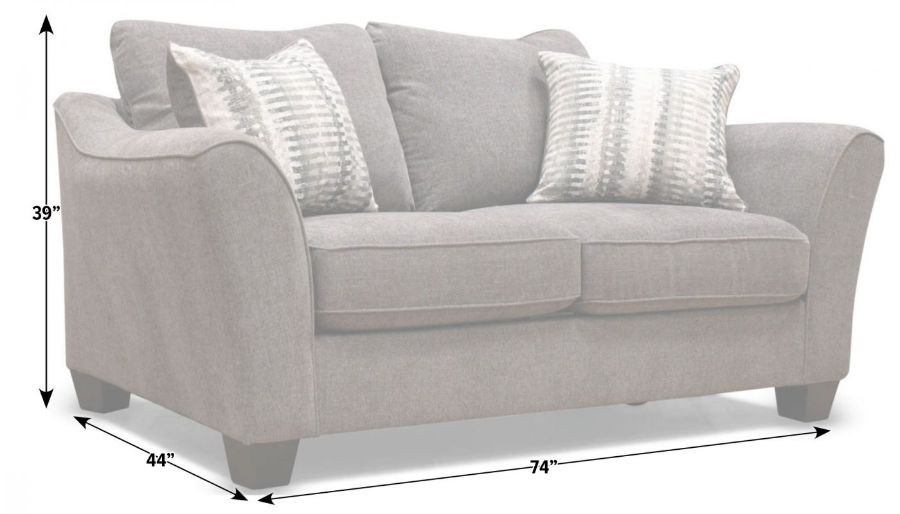 Picture of Argentina II Grey Loveseat