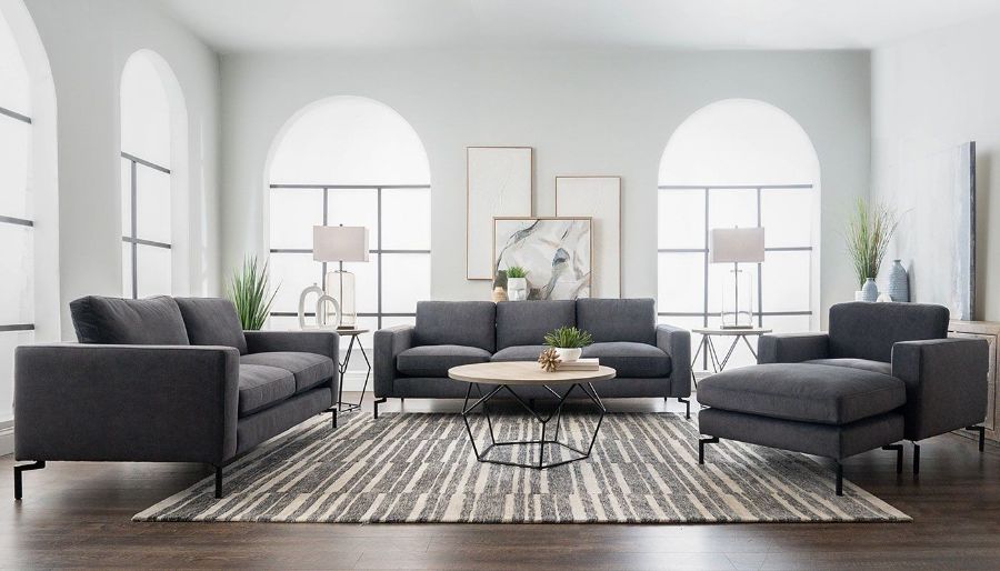 Picture of Andes Grey Sofa, Loveseat & Chair