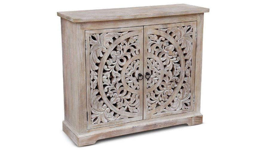 Picture of Jude 2 Door Carved Cabinet