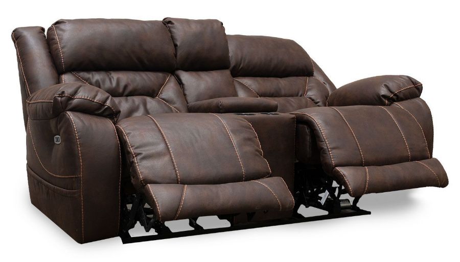 Imagen de Houston II Chocolate Power Sofa, Loveseat & Recliner