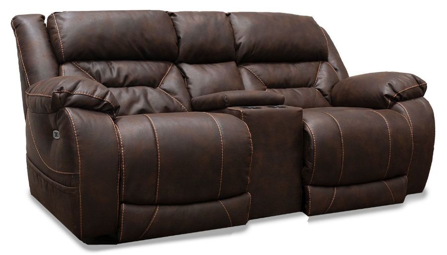 Picture of Houston II Chocolate Power Sofa, Loveseat & Recliner