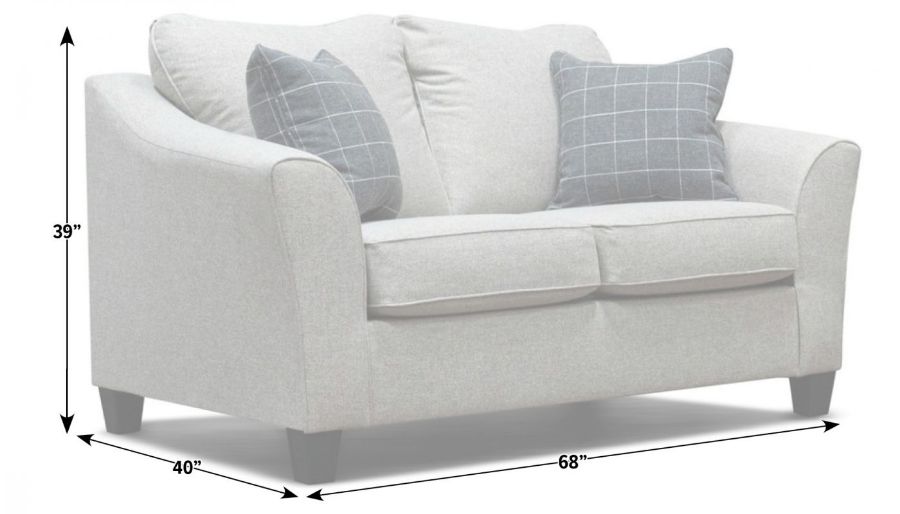 Picture of Denton Putty Loveseat