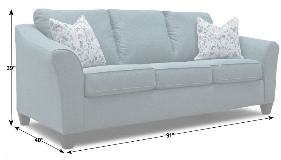 Picture of Denton Seafoam Sofa