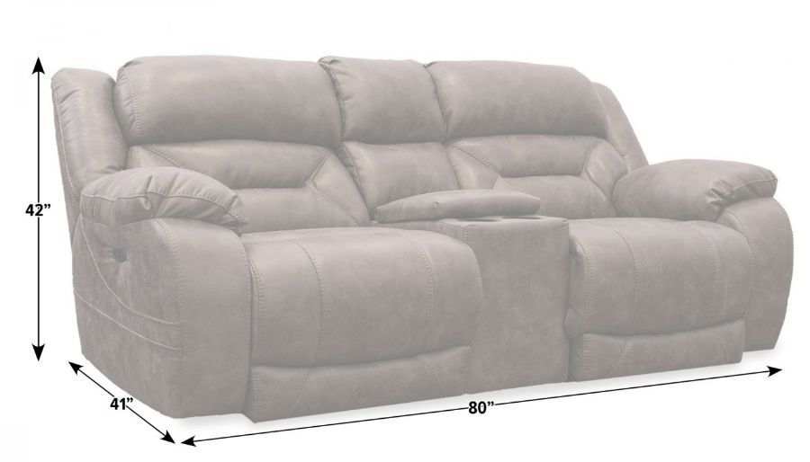 Picture of Houston II Taupe Power Loveseat
