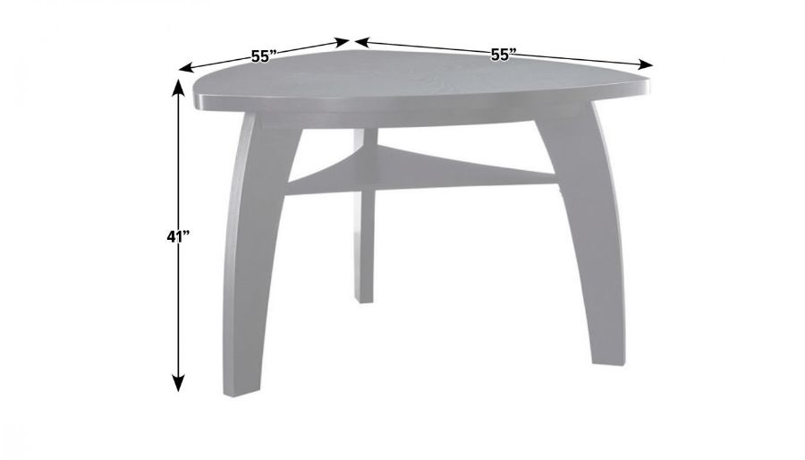Picture of Triangle Bar Height Height Table