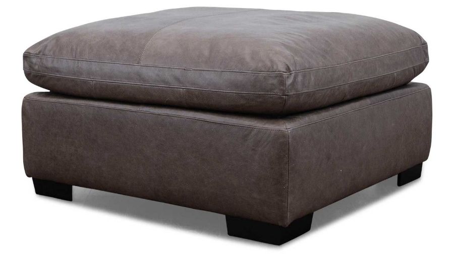 Picture of City Limits Leather Super Sofa & Ottoman