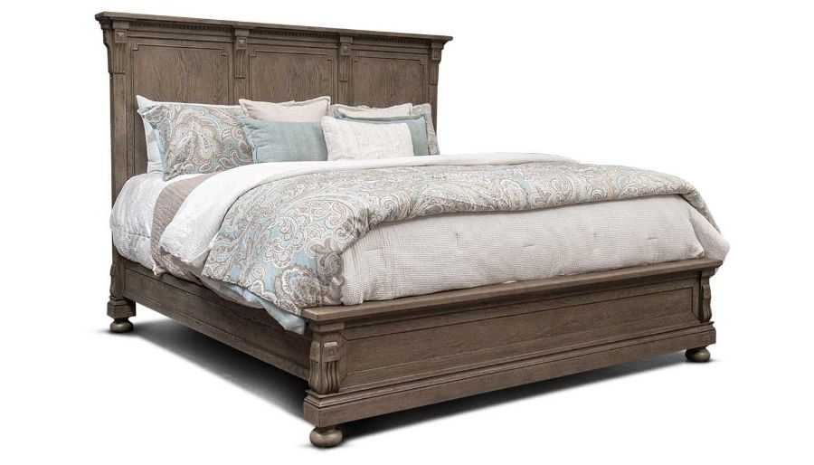 Imagen de Ava II Grey Queen Bed, Dresser, Mirror & 2 Nightstands