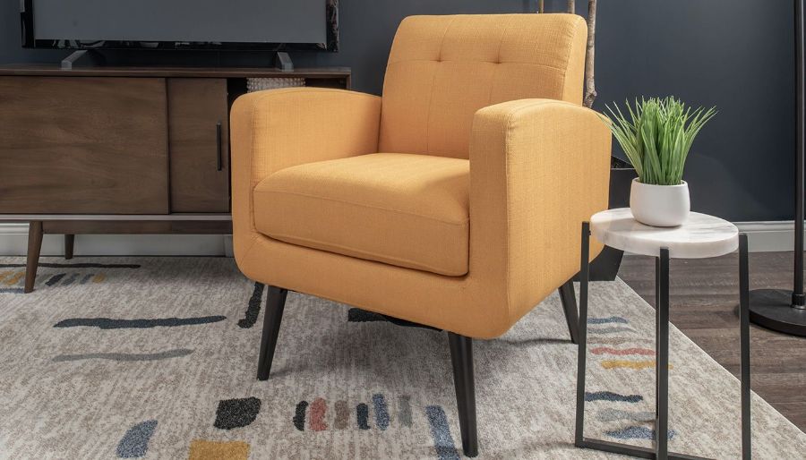 Picture of Carol Mustard Yellow Chair