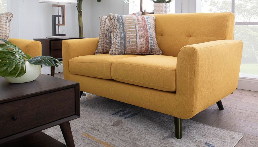 Picture of Carol Mustard Yellow Sofa, Loveseat & Chair