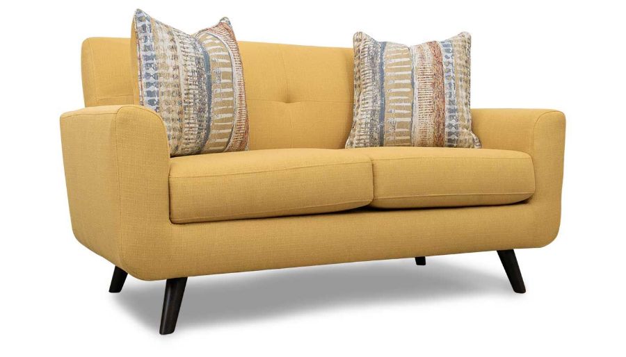 Imagen de Carol Mustard Yellow Sofa, Loveseat & Chair