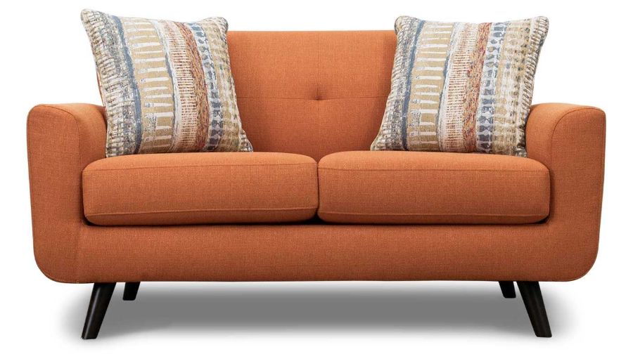 Picture of Carol Orange Sofa, Loveseat & Chair