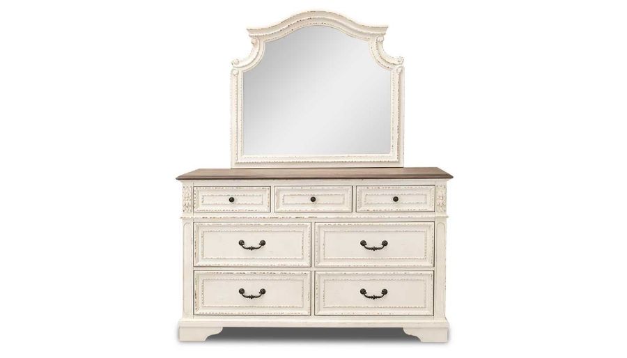 Picture of Annette King Bed, Dresser, Mirror & Nightstand