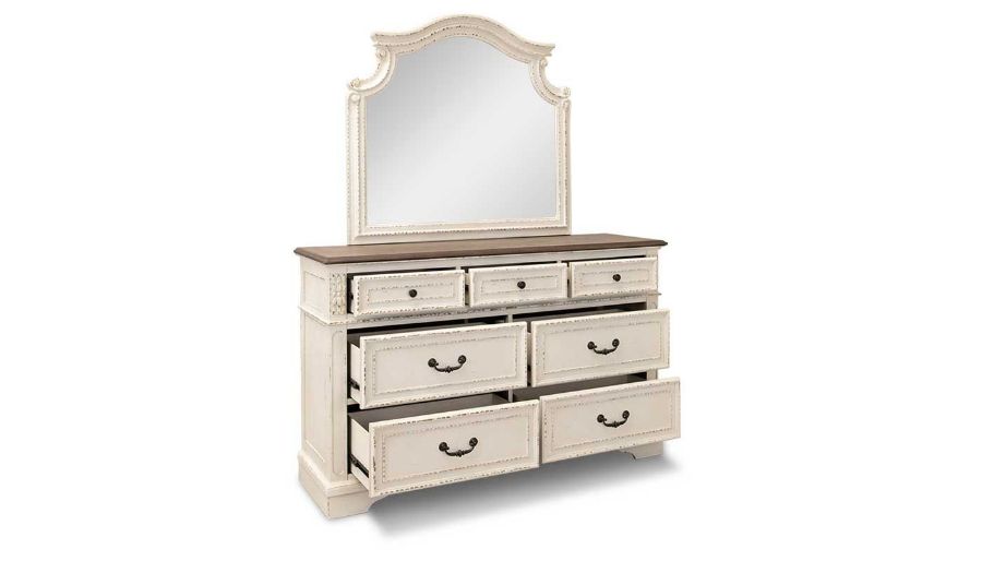 Picture of Annette King Bed, Dresser & Mirror