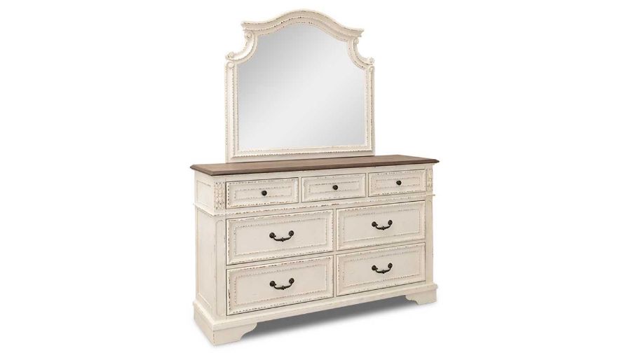 Picture of Annette Queen Bed, Dresser, Mirror, Nightstand & Chest