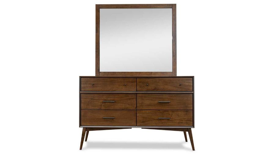 Picture of Mid Century Dresser & Mirror