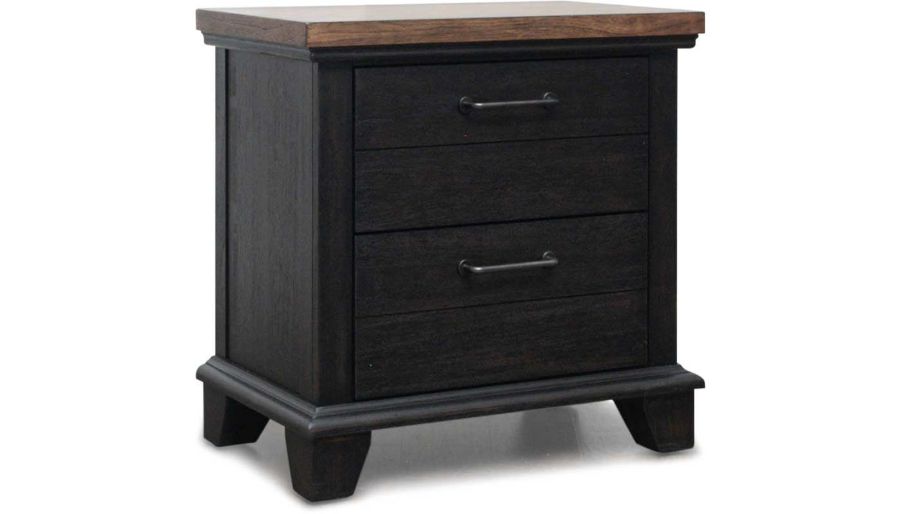 Picture of Bear River Brown King Bed, Dresser, Mirror & Nightstand