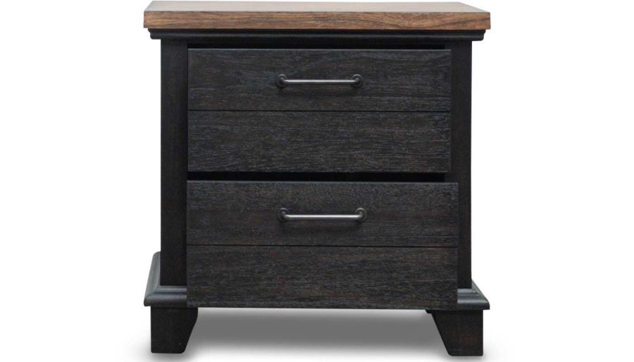 Picture of Bear River Brown King Bed, Dresser, Mirror & Nightstand