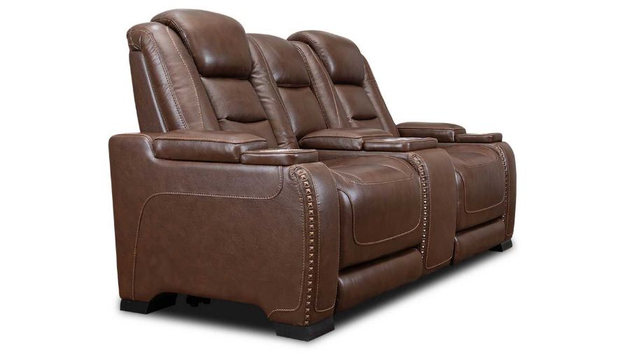 Picture of El Patron Brown Power Loveseat