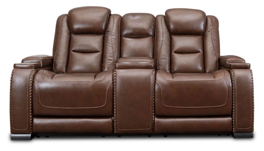 Picture of El Patron Brown Power Loveseat
