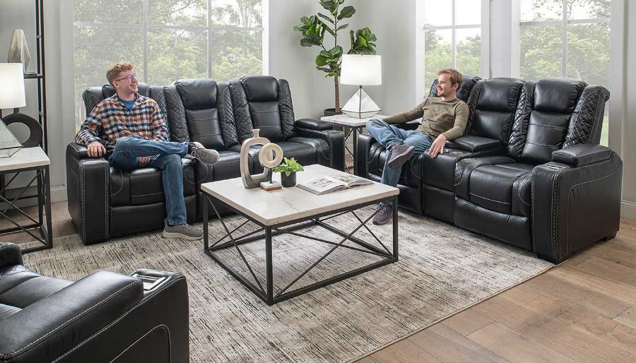 Picture of Augusta Power Sofa, Loveseat & Recliner