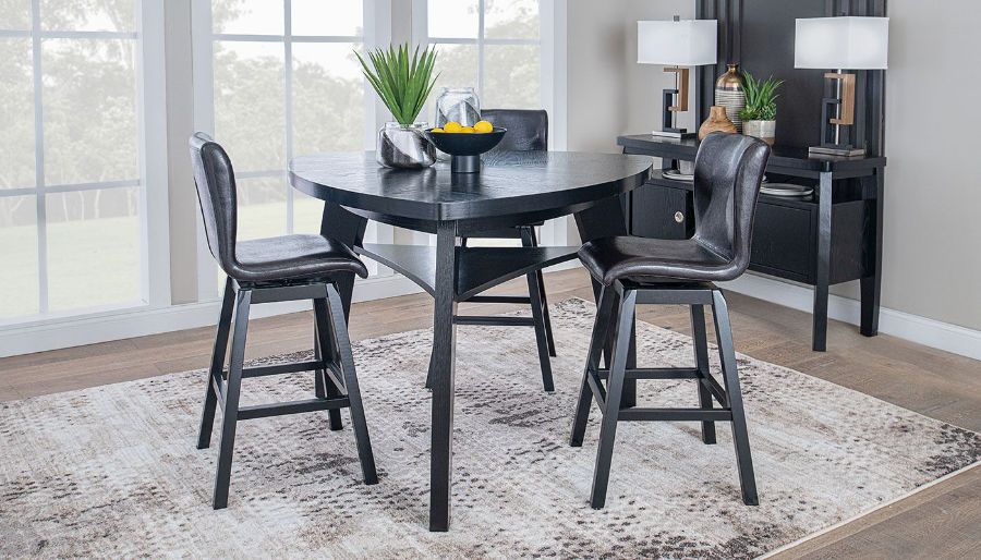 Imagen de Triangle Bar Height Table & 3 Side Chairs