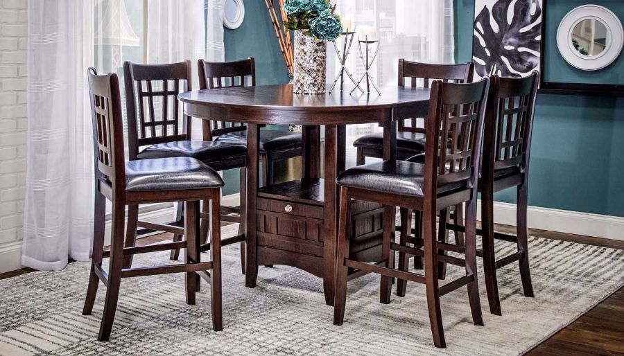 Picture of Waylon II Counter Height Table & 6 Side Chairs