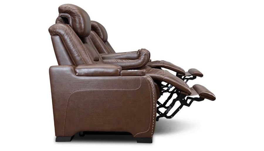 Picture of El Patron Brown Power Sofa, Loveseat & Recliner