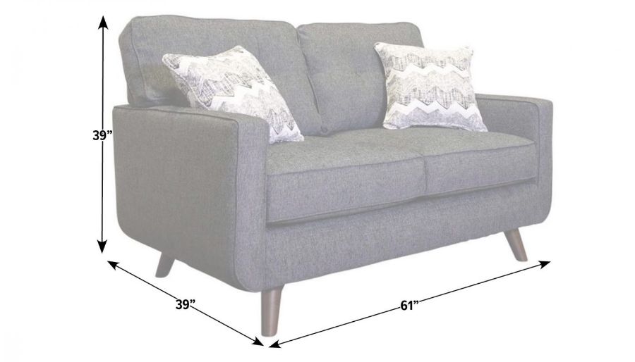 Picture of Hollywood Graphite Loveseat