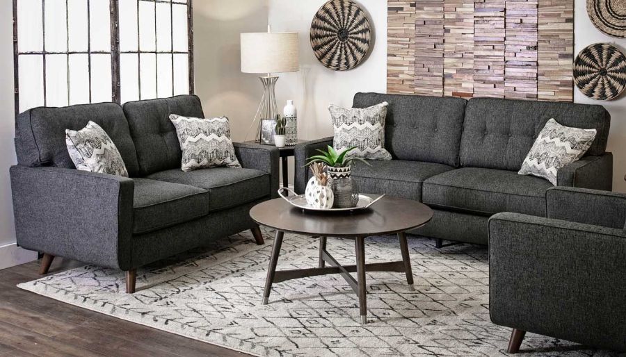Picture of Hollywood Graphite Sofa, Loveseat & Chair