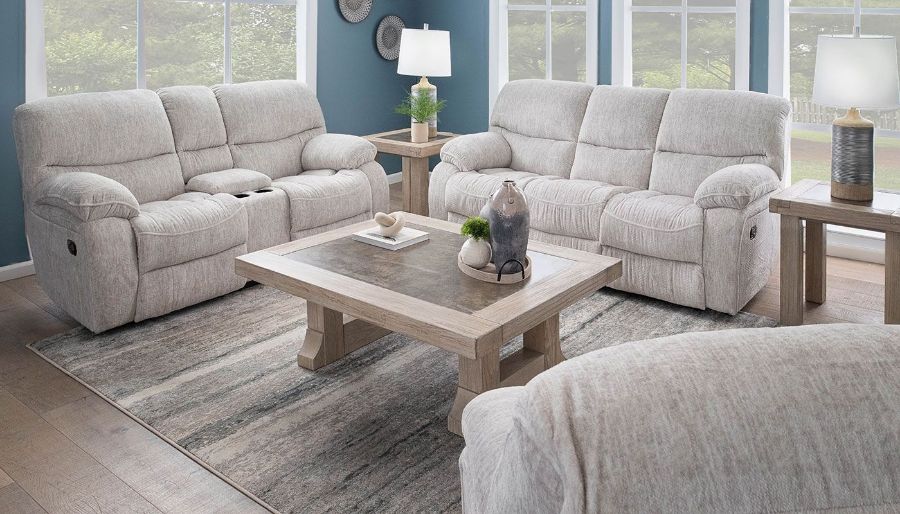 Picture of Lonestar Parchment Power Sofa, Loveseat & Recliner