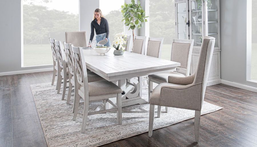 Imagen de Laurel Dining Height Table, 2 Arm Chairs & 8 Side Chairs