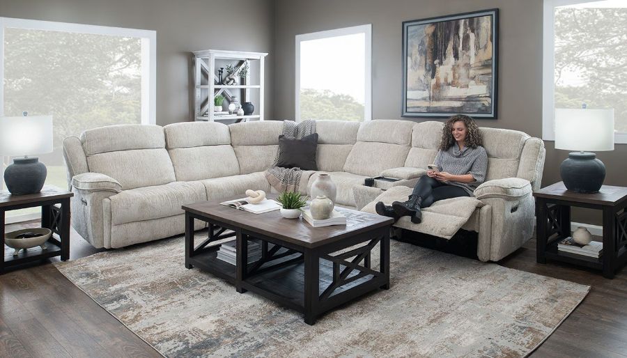 Picture of Easthill Beige 6-Piece Sectional