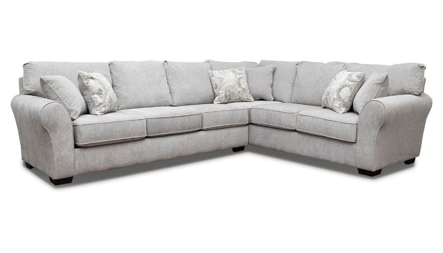 Picture of Athens Platinum Studio Sectional with Left Side Facing Loveseat