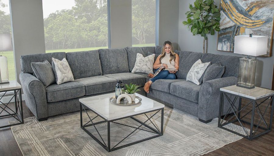 Picture of Athens Slate Studio Sectional