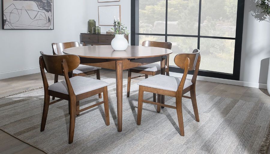 Imagen de Drop Leaf Dining Height Table & 4 Side Chairs