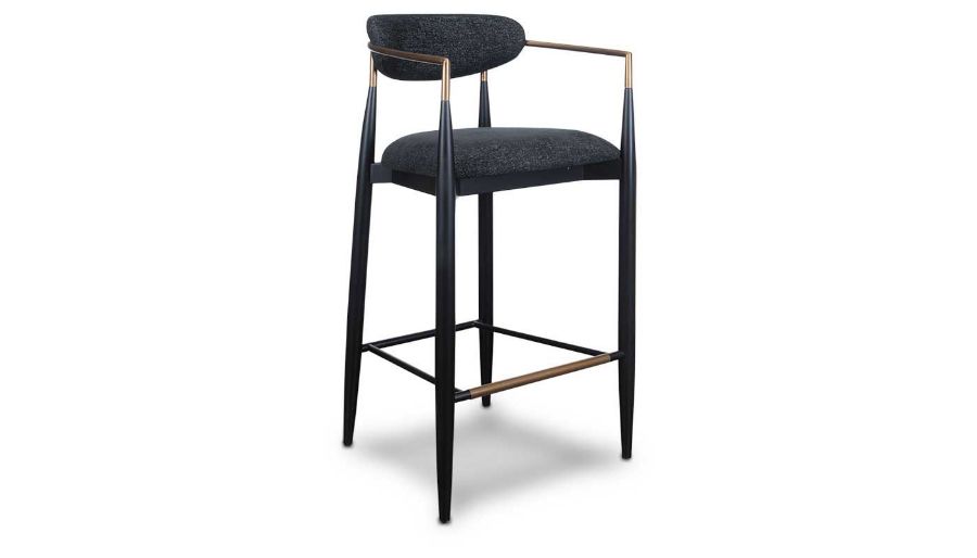 Picture of Jagger Black Bar Height Stool