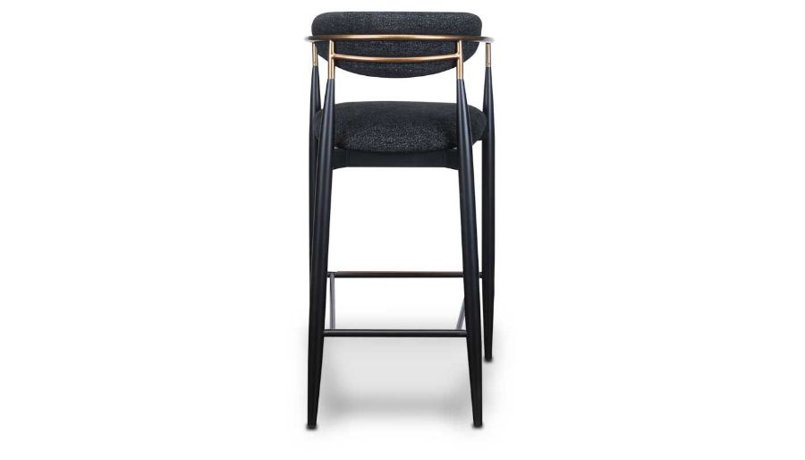 Picture of Jagger Black Bar Height Stool
