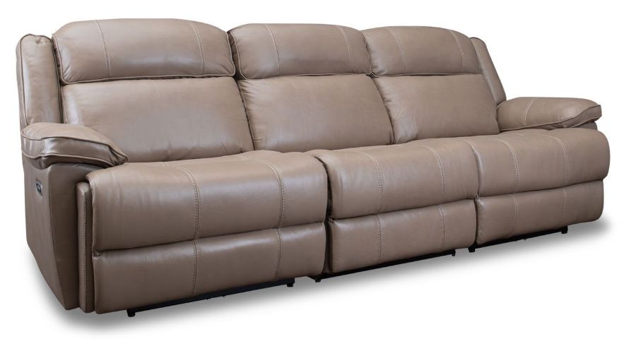 Imagen de Easthill Taupe Leather Sofa, Loveseat & Recliner