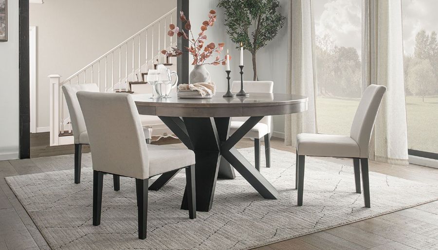 Picture of Navarro Round Dining Height Table & 4 Side Chairs