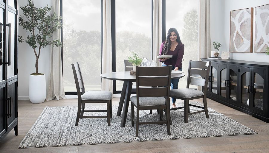 Imagen de London Dining Height Table & 4 Side Chairs